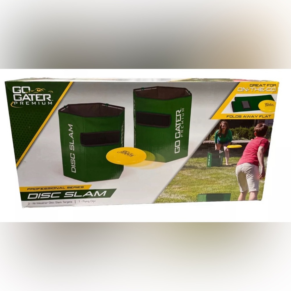 Go Gator Disc Slam, Frisbee Beach, Backyard Party Game